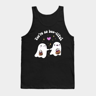 You are so boo-tiful a cute ghost couple for halloween Tank Top